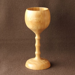 木製ワイングラス（クワ）no.1 2枚目の画像
