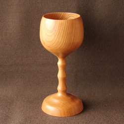 木製ワイングラス（ケヤキ）no.1 1枚目の画像