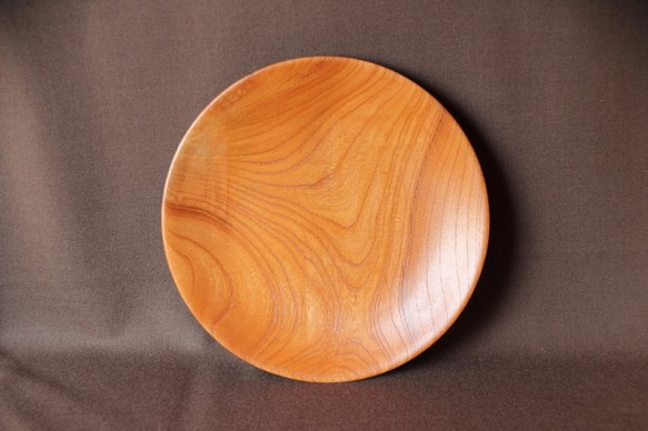 木製皿（ケヤキ）no.12 1枚目の画像