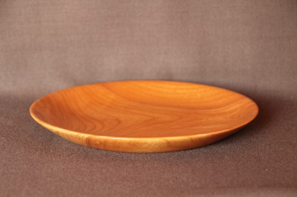 木製皿（ケヤキ）no.12 2枚目の画像