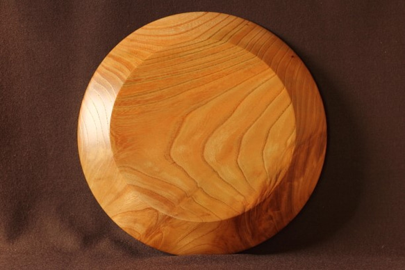 木製皿（ケヤキ）no.18 2枚目の画像