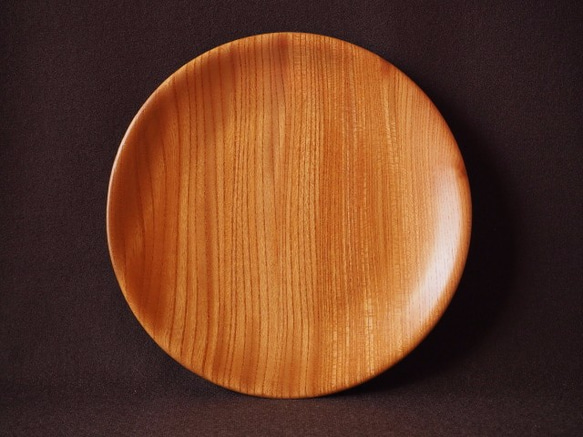 木製皿（ケヤキ）no.22 1枚目の画像