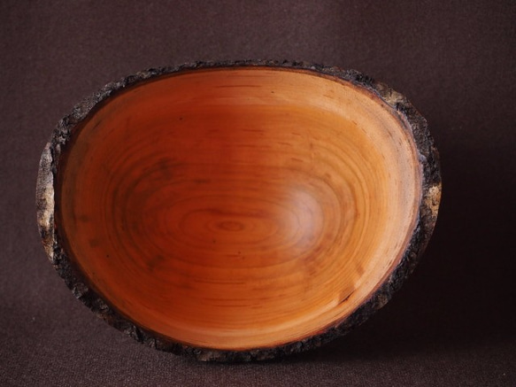ナチュラルエッジの木の器（サクラ）no.6 2枚目の画像