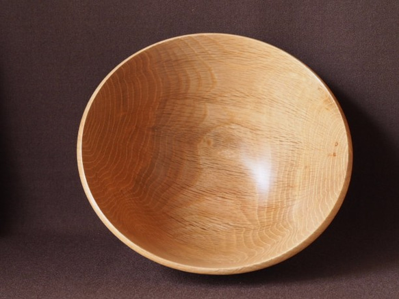木製サラダボール（ナラ）no.2 2枚目の画像