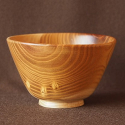木製 ご飯茶碗（クワ）no.6 1枚目の画像