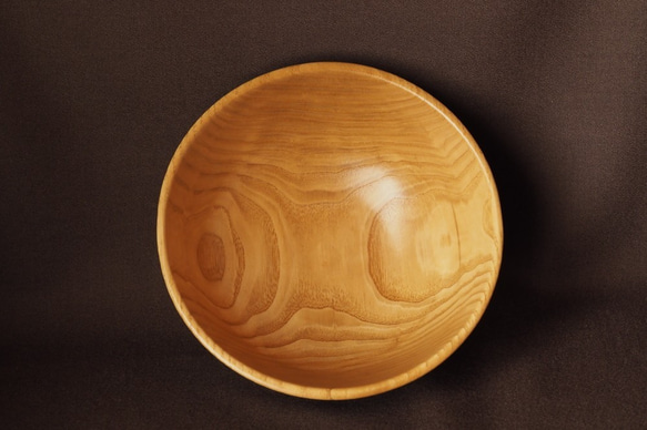 木製サラダボール（クリ）no.1 2枚目の画像
