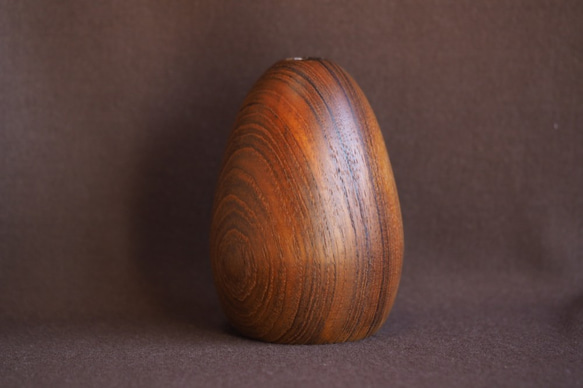 木製一輪挿し・卵型（大）no.2 1枚目の画像