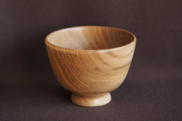 木製 ご飯茶碗（ナラ）no.7 1枚目の画像