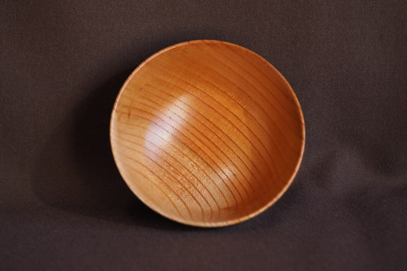 木製 ご飯茶碗（欅）no.6 2枚目の画像