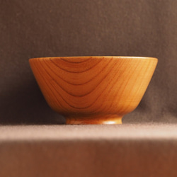 木製 ご飯茶碗（ケヤキ）no.９ 4枚目の画像