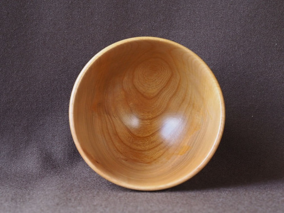 木製 ご飯茶碗（サクラ）no.6 2枚目の画像