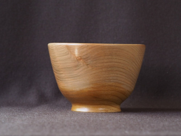 木製 ご飯茶碗（サクラ）no.6 4枚目の画像