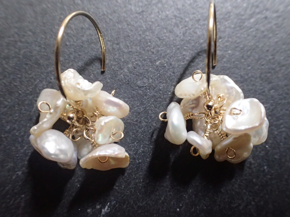 〈14kgf〉Keski flower pierce 4枚目の画像