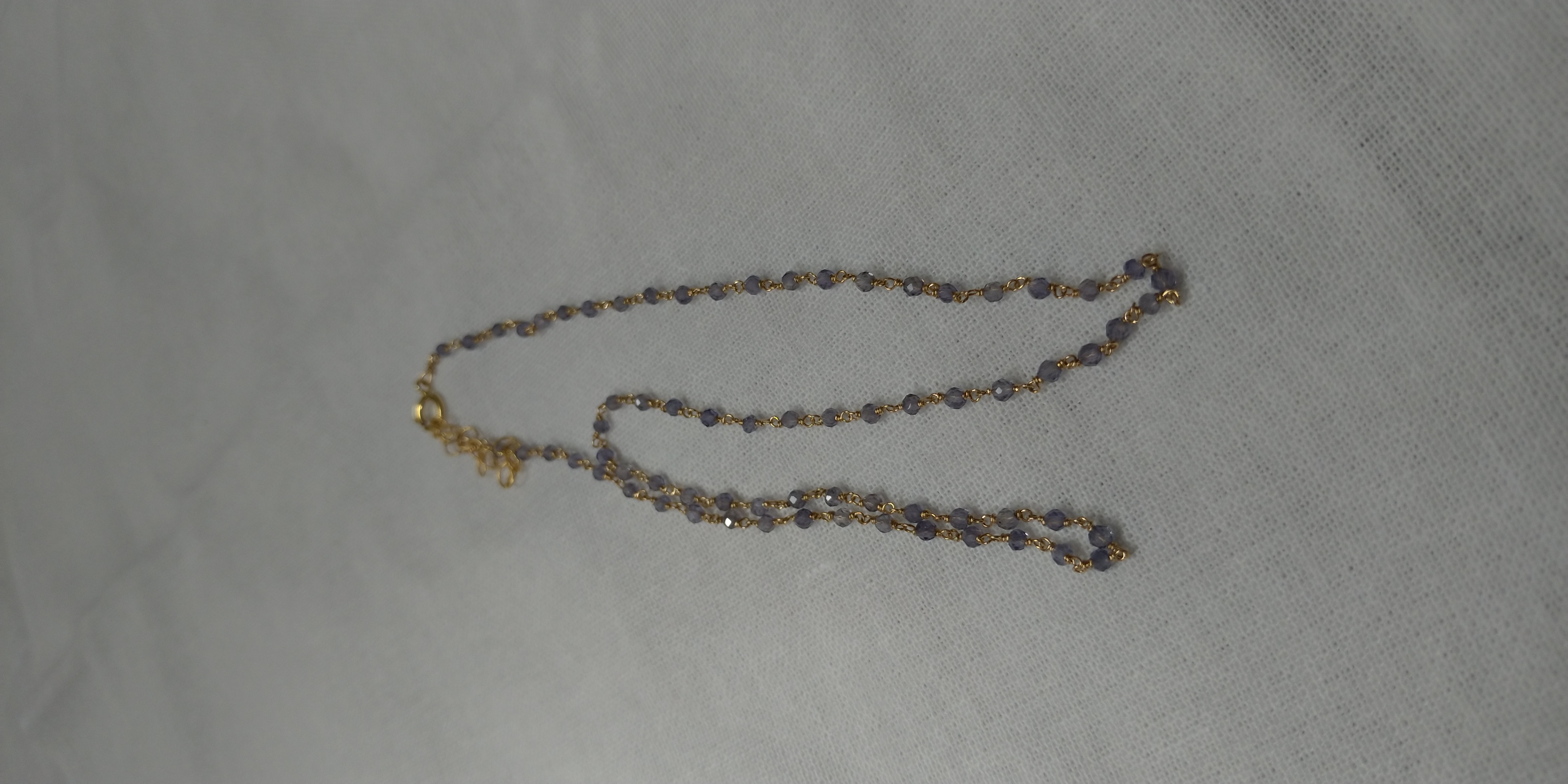 アイオライトネックレス(送料無料)