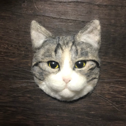 【オーダーメイド】でかねこ　羊毛フェルトでつくる猫（よくお読みください✳︎）※単色さん割引きアリ 8枚目の画像