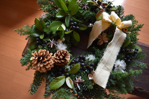 Christmas  Wreath “Classic  W“ 3枚目の画像