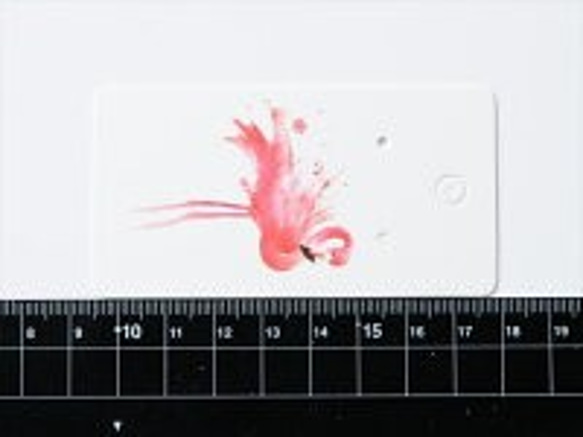 台紙 ピンクフラミンゴ ホワイト 85.2mm 50枚 ap009116 3枚目の画像