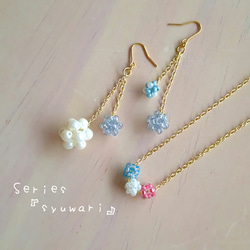 syuwari necklace＊つぶつぶビーズボールのネックレス 5枚目の画像