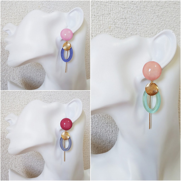 Pastel(B)ピアス&イヤリング 4枚目の画像