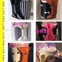 【男女兼用デザイン】もちあるきカフェ〜赤バンダナ柄〜 4枚目の画像