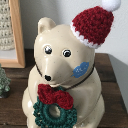 ハルページ＊しろくま貯金箱いちごコーデ・クリスマスアイテム ハル様専用ページ＊しろくま貯金箱いちごコーデ・クリスマス