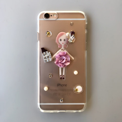 【再販×5】パーティーガール（年中ver.)ピンク（iPhone全機種.Xperia.galaxy） 2枚目の画像