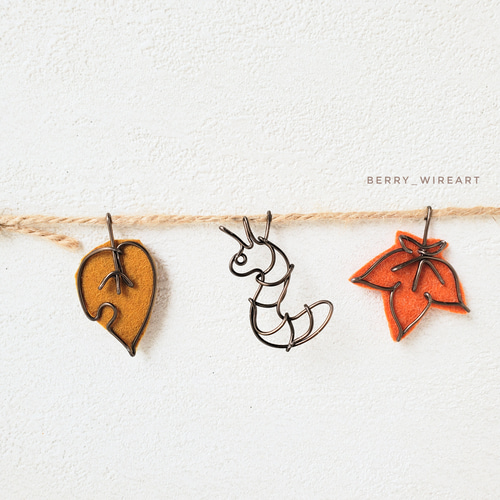 ミニワイヤーガーランド[秋] ガーランド berry wireart 通販