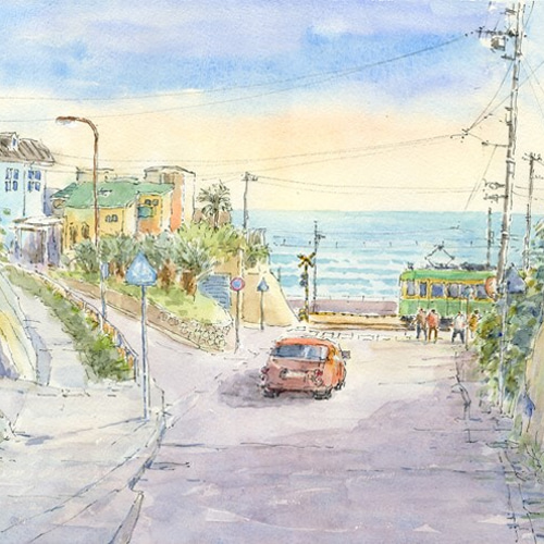 Bonnamy 風景画 水彩画 Bonnamy 風景画 水彩画 ボード「水彩画 風景」に最高のアイデア