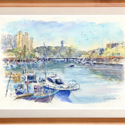 水彩画 原画 店長 水彩画 原画 店長