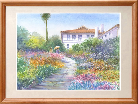 水彩画原画 庭園・港の見える丘公園 畫 syoumei 的作品 6640947｜Creema