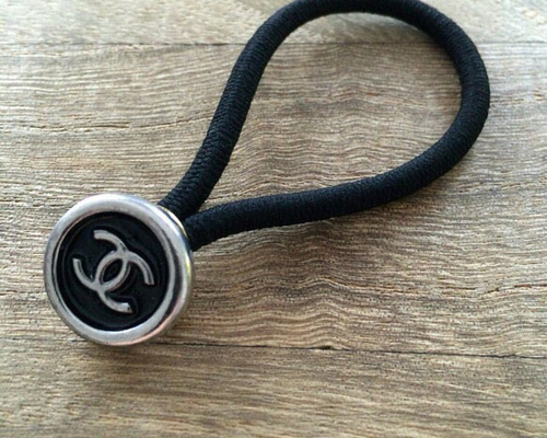 ヴィンテージシャネルボタンのヘアゴム③ ヘアゴム CR. 通販 1753920