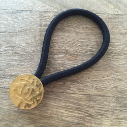 ヴィンテージシャネルボタンのヘアゴム⑨残1個 ヘアゴム CR. 通販