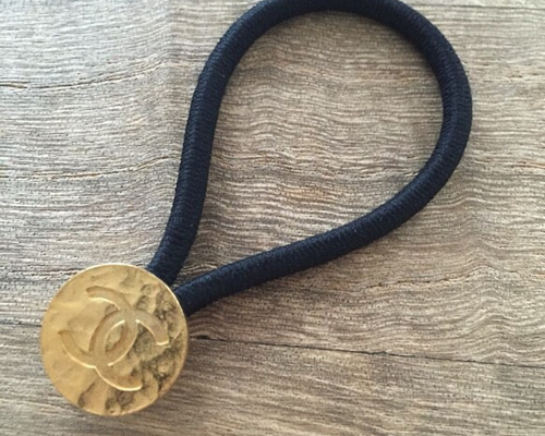 ヴィンテージシャネルボタンのヘアゴム⑨残1個 ヘアゴム CR. 通販