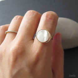 マザーオブパール 指輪・リング の人気通販｜Creema(クリーマ