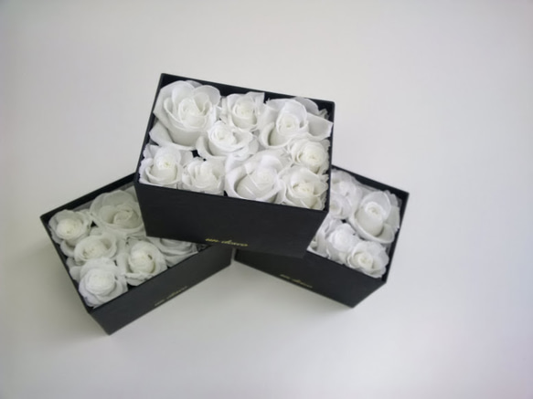 Flower gift box(WHITE) 2枚目の画像