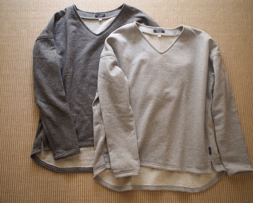 ソフト Vネック スウェットシャツ　トレーナー ソフト Vネック スウェットシャツ - グレーマール | ZARA Japan