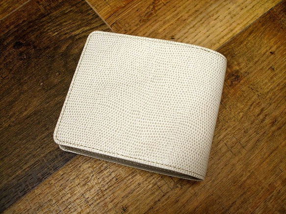 Real Leather Wallet/Embossing Leather/Snake Pattern 第1張的照片