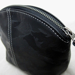 Real leather pouch/Embossing leather/Camouflage pattern 第2張的照片