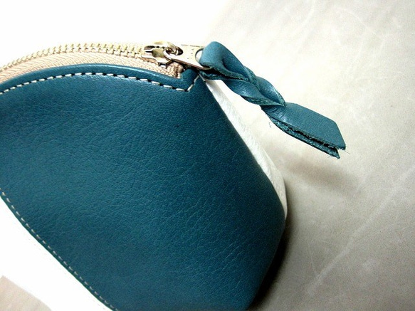 Real leather pouch/Kip leather 第2張的照片