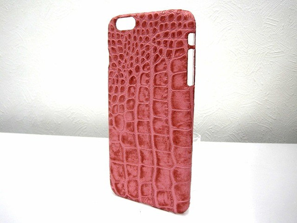 訂製 Real leather iPhone6s,6s+,SE case/Embossing Crocodile 第6張的照片