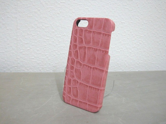 訂製 Real leather iPhone6s,6s+,SE case/Embossing Crocodile 第1張的照片
