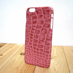 訂製 Real leather iPhone6s,6s+,SE case/Embossing Crocodile 第7張的照片