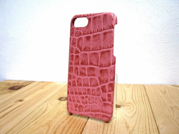 訂製 Real leather iPhone6s,6s+,SE case/Embossing Crocodile 第9張的照片