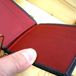 訂製 Real leather  money clip/Steer Hide leather 第4張的照片