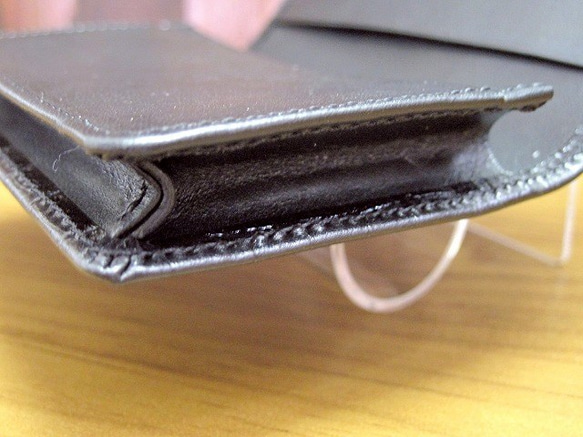 Real leather card case/Embossing Steer Hide/Camouflage patte 第4張的照片