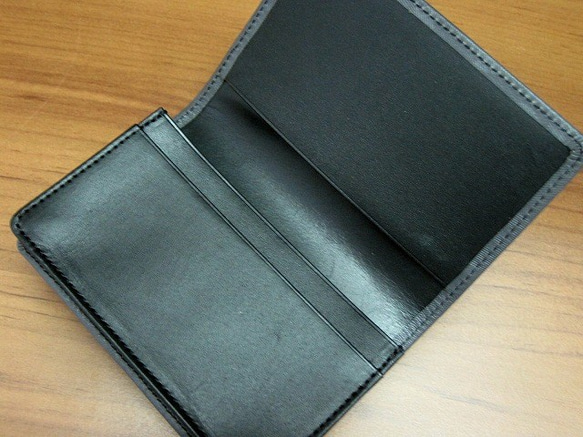 Real leather card case/Embossing Steer Hide/Camouflage patte 第2張的照片