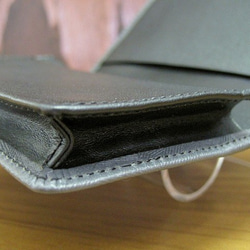 Real leather card case/Embossing Steer Hide/Camouflage patte 第4張的照片