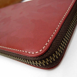 Real leather wallet/Embossing Steer Hide/Camouflage pattern 第2張的照片