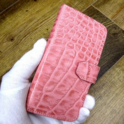 訂製 Real leather iPhone6s,6s+,SE case/Embossing Croco Pattern 第1張的照片