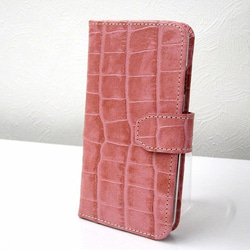 訂製 Real leather iPhone6s,6s+,SE case/Embossing Croco Pattern 第6張的照片